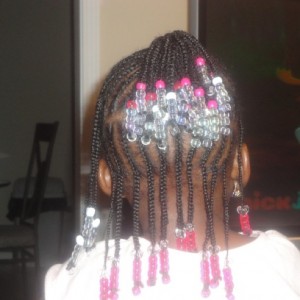Little Black Girl Braid Hairstyles With Beads