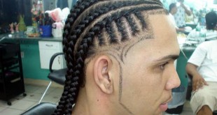 African American braided hairstyle hair color