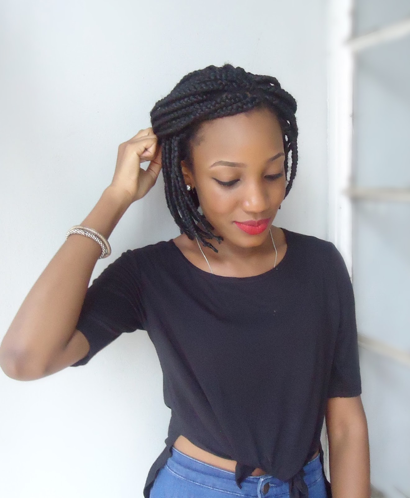 Box Braids In A Bob Hairstyle For Black Women Photos
