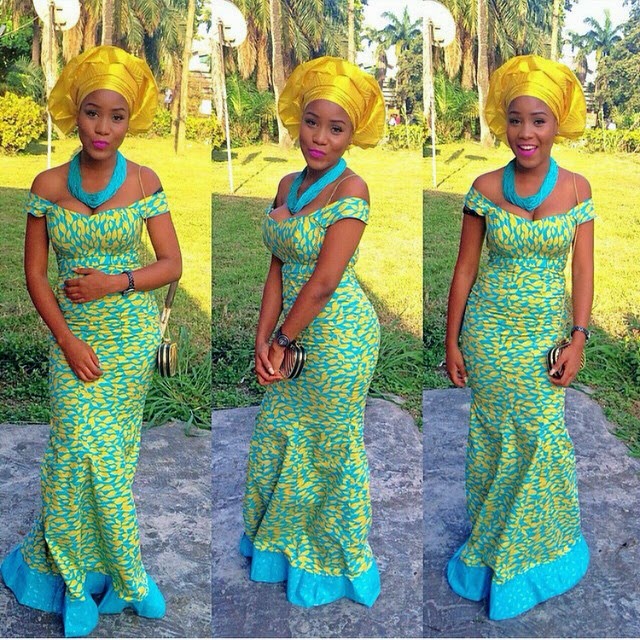 Ankara Long Gown Styles 2023 In Nigeria Pictures